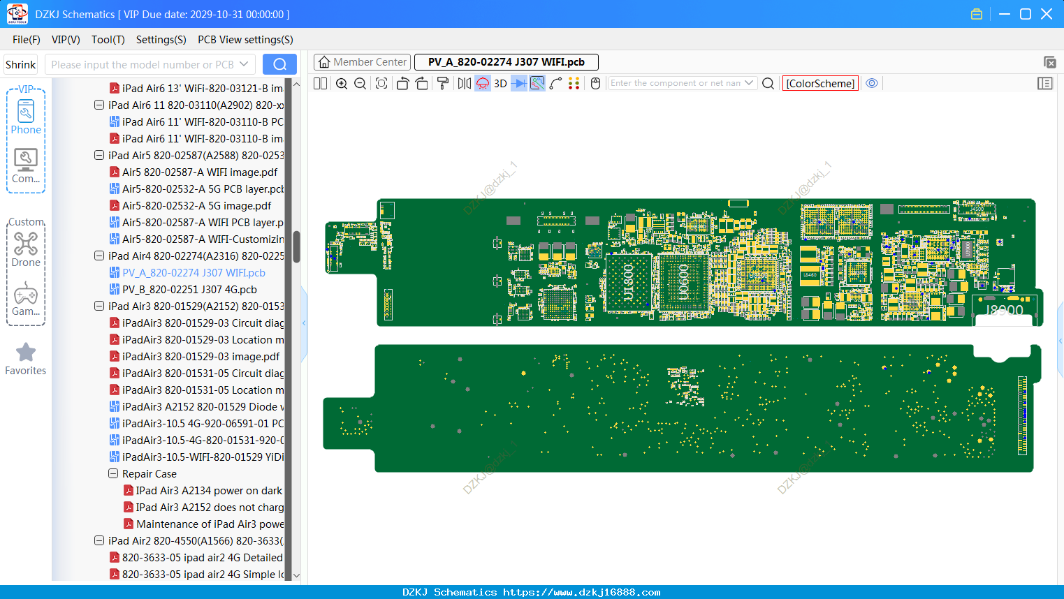 iPad PV_A_820-02274 J307 WIFI